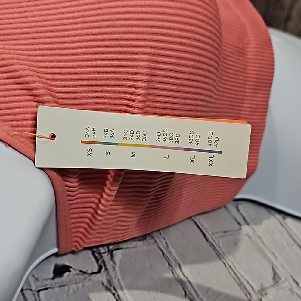 Colsie ribbed bratank top Long Line - Picture 5 of 7